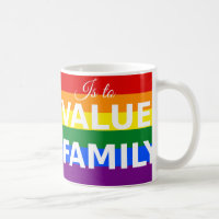 Mok waarde regenboogfamilie