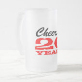 Mok waardering werknemers | 20e verjaardag (Voorkant links)