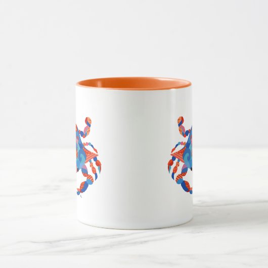 Mok Waterverf Crab Multicolor (Midden)