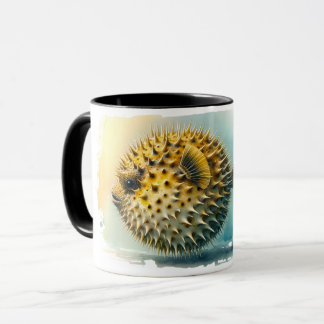 Mok - Waterverf Serie: Blowfish