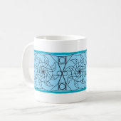 Mok - Waterwheel Graphic Pattern (Voorkant links)