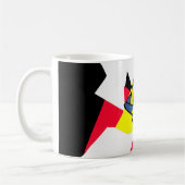 Mok Wereldzwart monogram geknoteerd (Links)