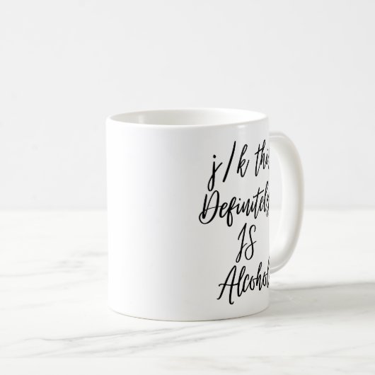 Mok WFH-alcoholkoffie ZIE BEIDE ZIJDEN (Voorkant rechts)