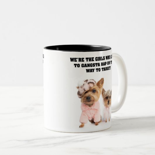 Mok WindyCity Black, 11 oz Two-Tone Coffee Mok (Voorkant rechts)