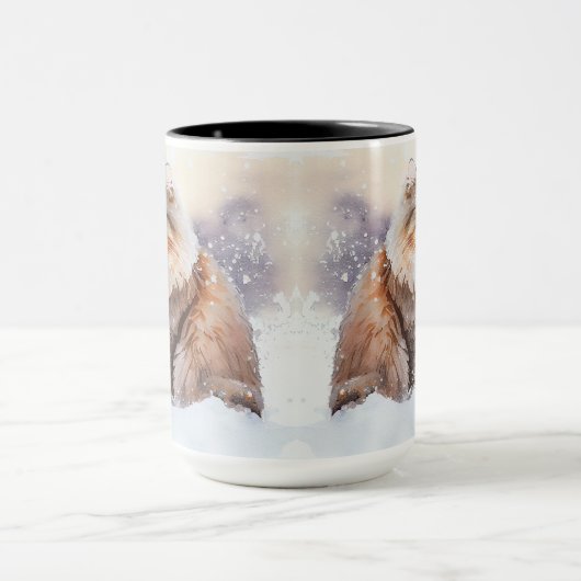 Mok winterbruin en witte maïskolon (Midden)