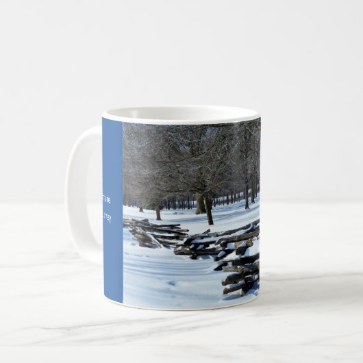 Mok winterscène (Voorkant links)