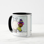 mok winterschapen (Voorkant links)