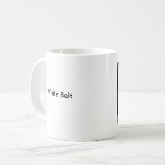 Mok witte gordel: leenmachine (Voorkant links)