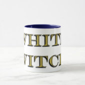 Mok Witte Heks Tekst voor Meisje Vrouw (Midden)