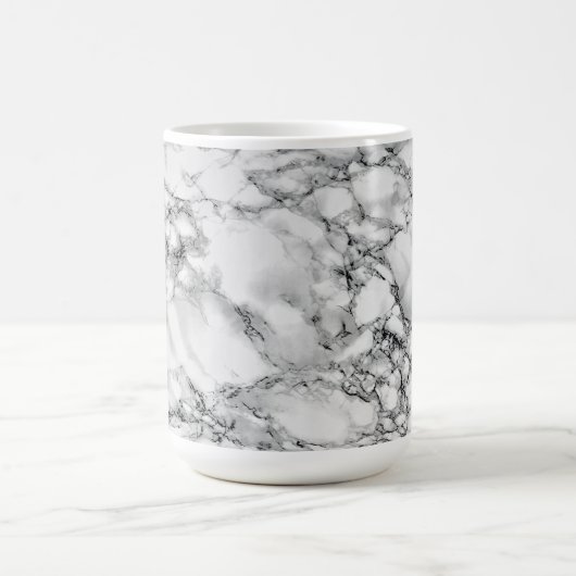 Mok witte marmer - koffie - Moderne (Center)