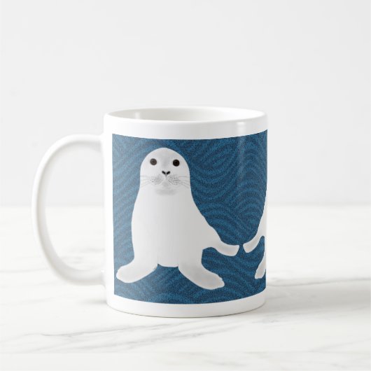 Mok witte zegels (Links)