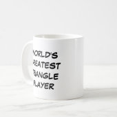 mok "World's Greatest Triangle Player" (Voorkant links)