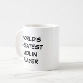 mok "World's Greatest Violin Player" (Voorkant links)