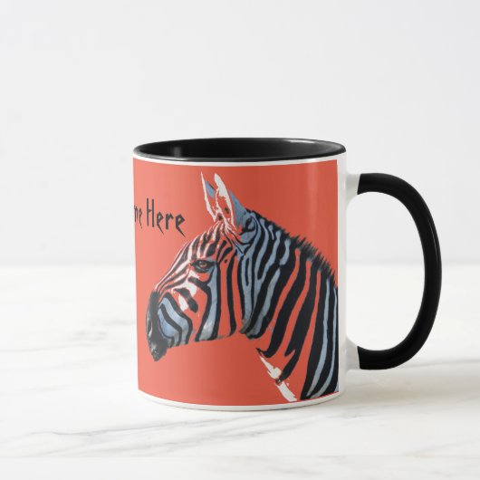 Mok zebra hoofden (Rechts)