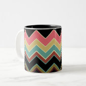 Mok ZigZag Pattern Designer Decor - Baja Style (Voorkant links)