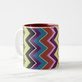 Mok ZigZag Pattern Designer Decor - Sonoran Style (Voorkant links)