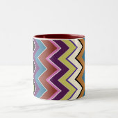 Mok ZigZag Pattern Designer Decor - Sonoran Style (Center)