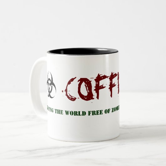 Mok Zombie Coffee (Voorkant links)