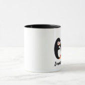Mok Zombie Penguin met tekst (Midden)