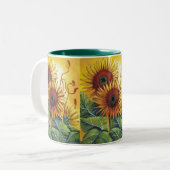 mok zonnebloem (Voorkant links)