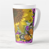 Mok zonnebloem Butterfly latte (Rechterhoek)