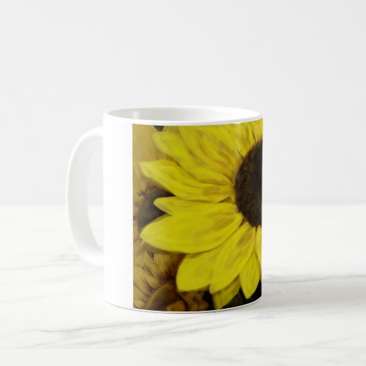 Mok zonnebloemen (Voorkant links)