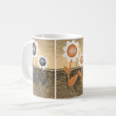 mok zonnebloemen (Voorkant links)