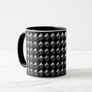 Mok - Zwart 3D Diamanten