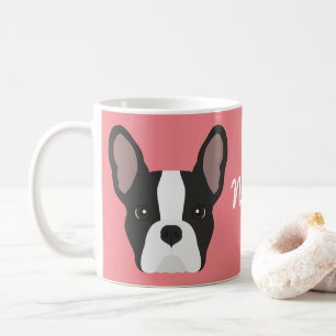 Mok zwarte en witte bulldog Coffee