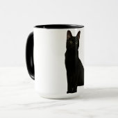 mok zwarte katten (Voorkant links)