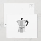 Moka koffiepot briefkaart (Voorkant / Achterkant)
