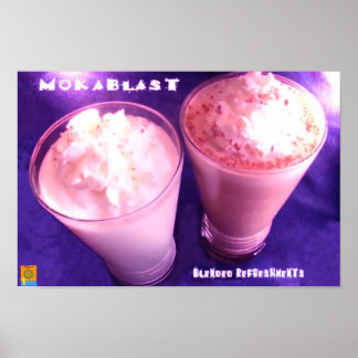 Mokablast Drinken Poster