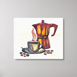 mokapot canvas afdruk