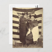 Moki Girls, 1879 Briefkaart (Voorkant / Achterkant)