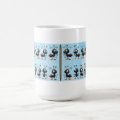 Mokken Ant blauw en wit (Center)