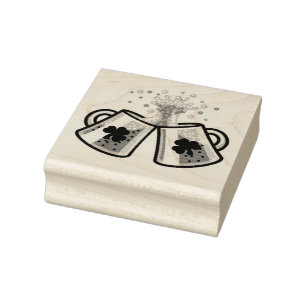 Mokken bier 	rubberstempel
