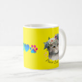 mokken classic Peace love cats (Voorkant rechts)