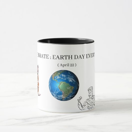 Mokken: Dag van de Aarde Mok (Midden)