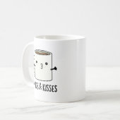 Mokken en Kisses Funny Mug Pun (Voorkant links)