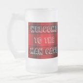 Mokken Man van glas Rood (Links)