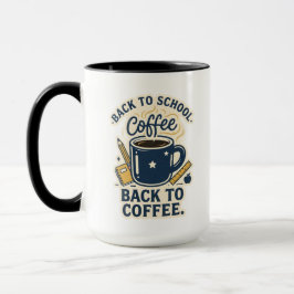 Mokken Terug naar school koffie leraar grappig cad