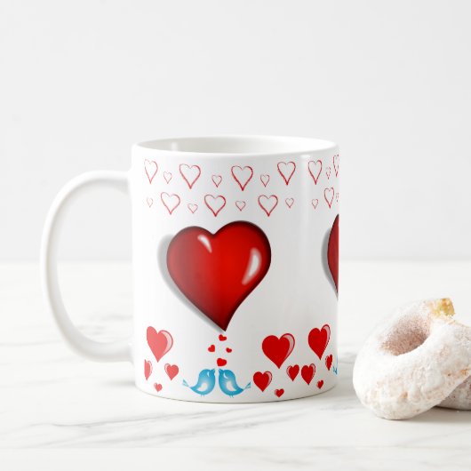 Mokken Valentijnsdag Mok (Met donut)