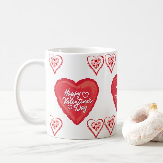 Mokken Valentijnsdag Mok (Met donut)