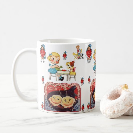 Mokken Valentijnsdag Mok (Met donut)