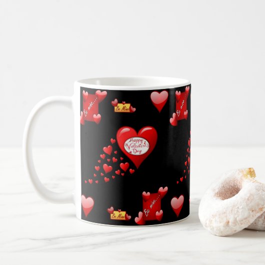 Mokken Valentijnsdag Mok (Met donut)