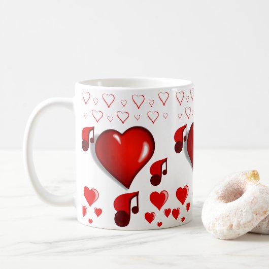 Mokken Valentijnsdag Mok (Met donut)