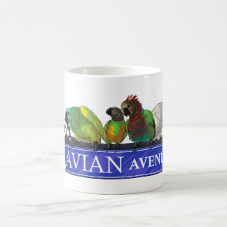 Mokken van alle soorten Aviaire Avenue
