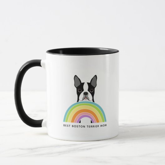 Mokken van Boston Terrier (Links)