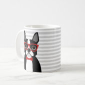 Mokken van Boston Terrier (Voorkant links)