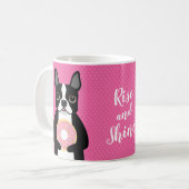 Mokken van Boston Terrier (Voorkant links)